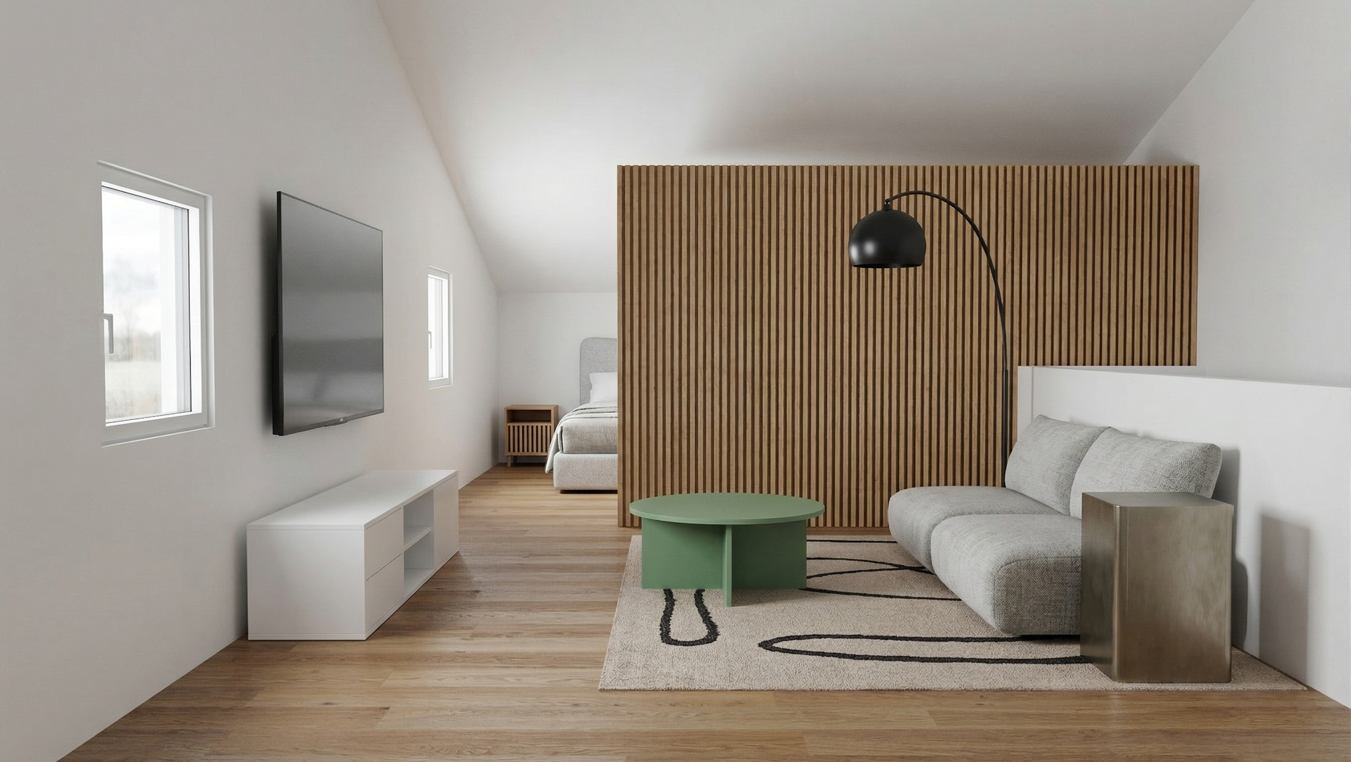 Habitación Juvenil en Buhardilla