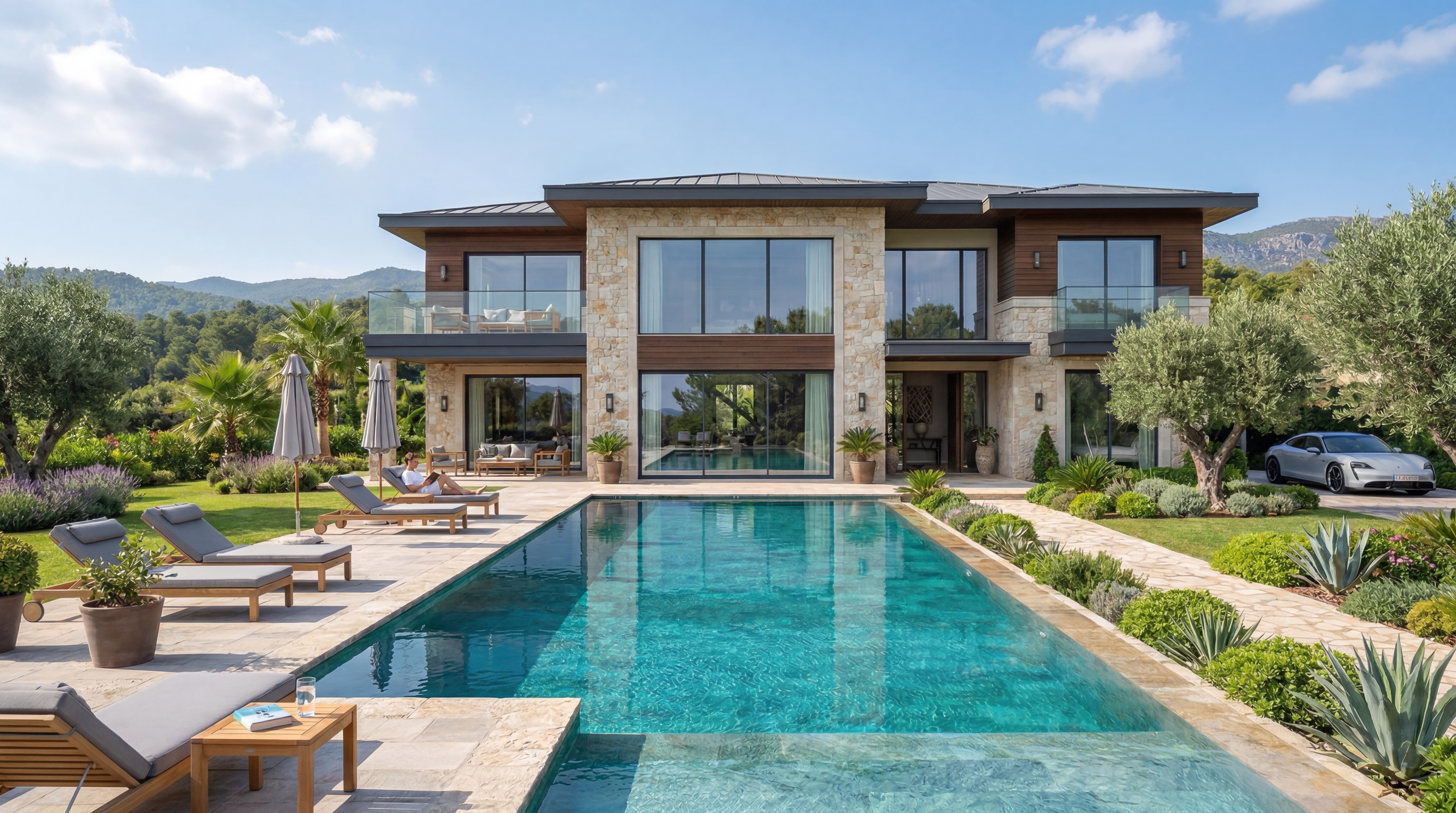 Villa Render Exterior